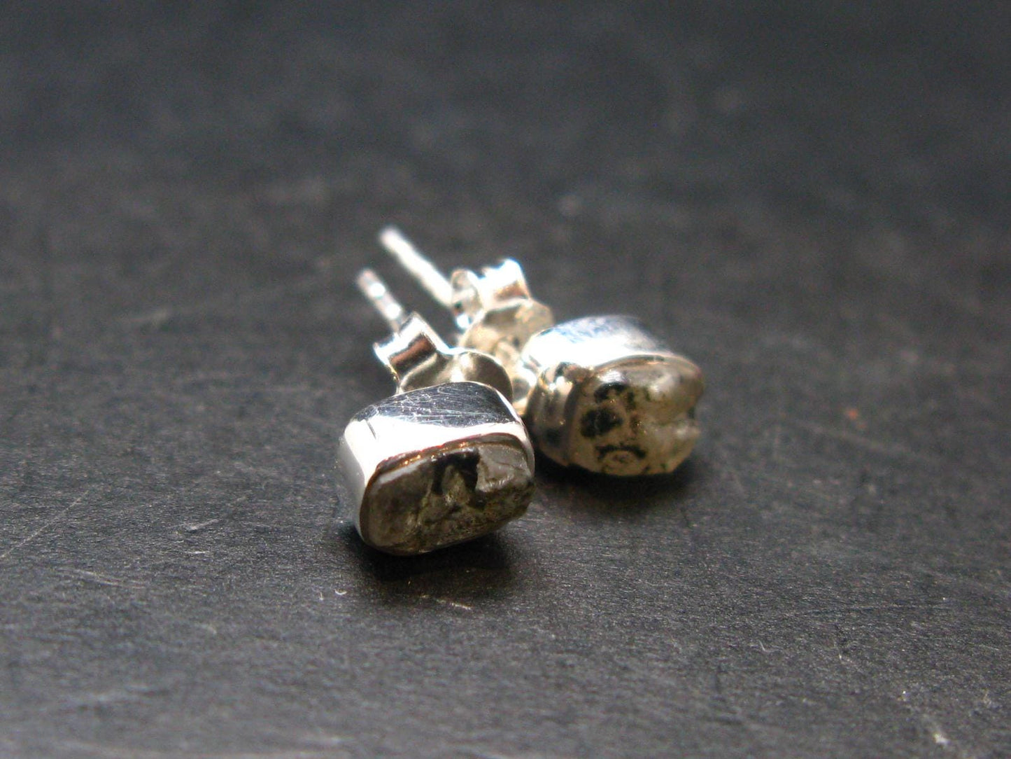5.95 Carat Phenakite Phenacite Sterling Silver Stud Earrings from Brazil