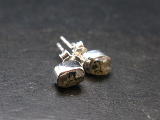 5.95 Carat Phenakite Phenacite Sterling Silver Stud Earrings from Brazil