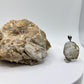 Raw Herderite Pendant – Natural Crystal in Sterling Silver Setting - 3.90g