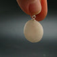 Very Rare White Cryolite 925 Silver Pendant from Greenland - 1.0" - 4.51 Grams