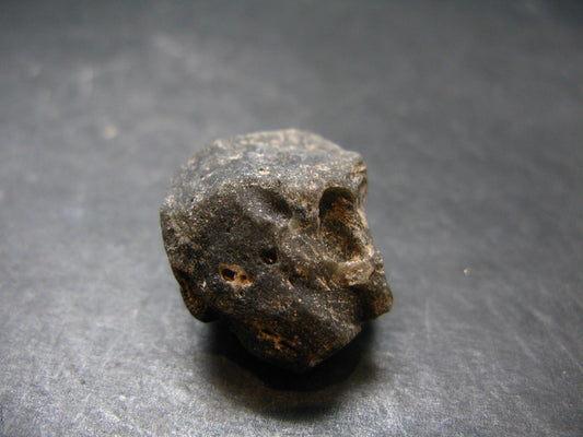 Meteor Splash Glass!! Fabulous Asymmetrical Rare Darwin Glass Tektite Pleistocene Piece From Australia - 0.9"