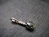 Moldavite Tektite Silver Pendant from Czech Republic - 0.9" - 1.22 Grams