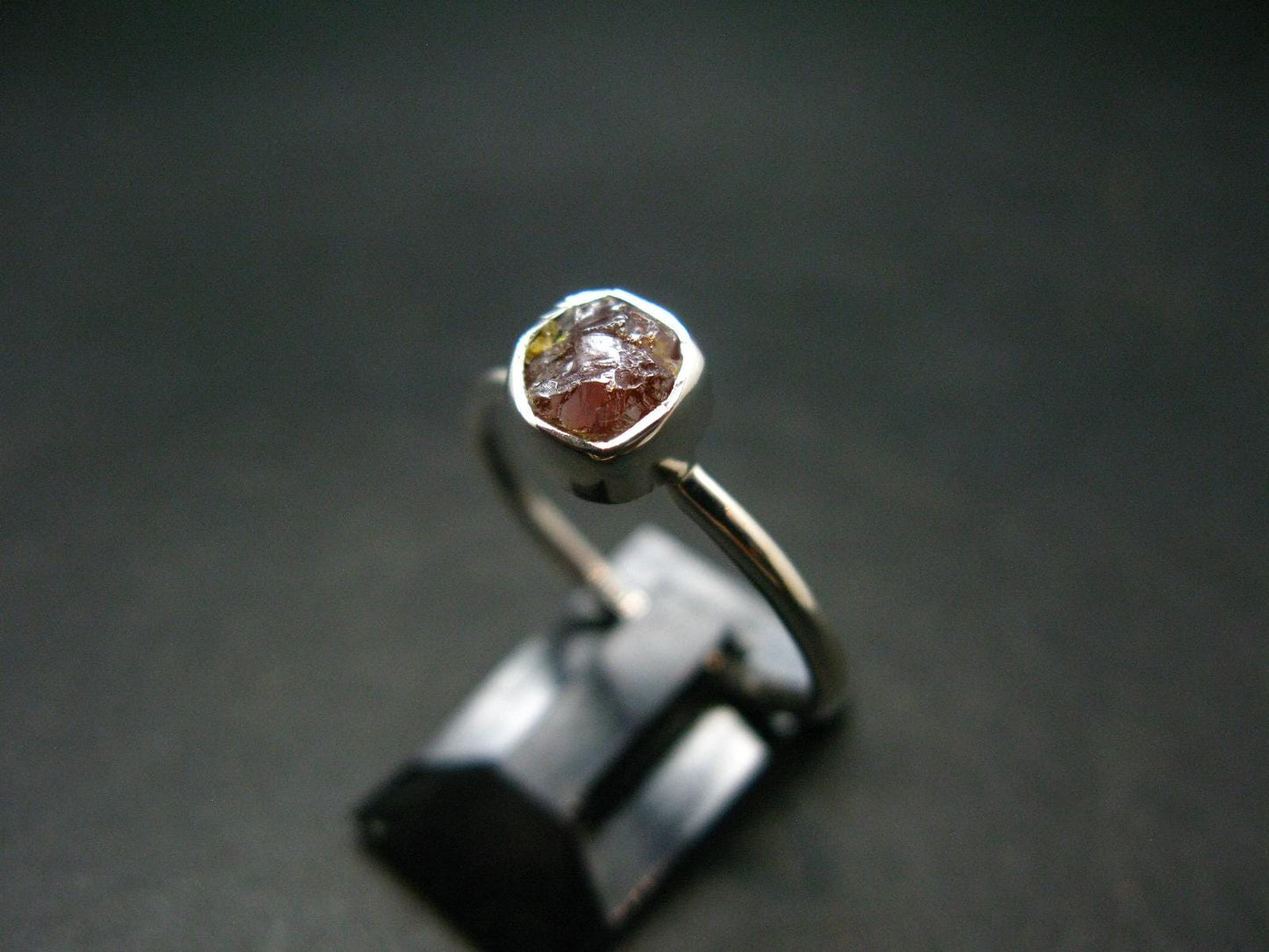 Sphalerite Silver Ring From Spain - Size 8 - 2.04 Grams