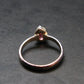 Pink Tourmaline Silver Ring From Brazil - 2.16 Grams - Size 6