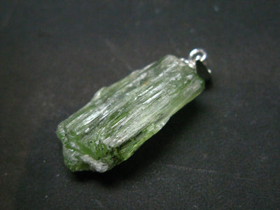 East meets West Gem!! Pistachio-Green Diopside Tashmarine Rare Gem Crystal From Tanzania - 1.1"