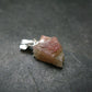 Rare Large Pezzottaite Pink Beryl 925 Silver Pendant from Madagascar - 4.85 Carats - 0.7"