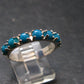 Genuine Turquoise Sterling Silver Ring - 3.20 Grams - Size 9.25