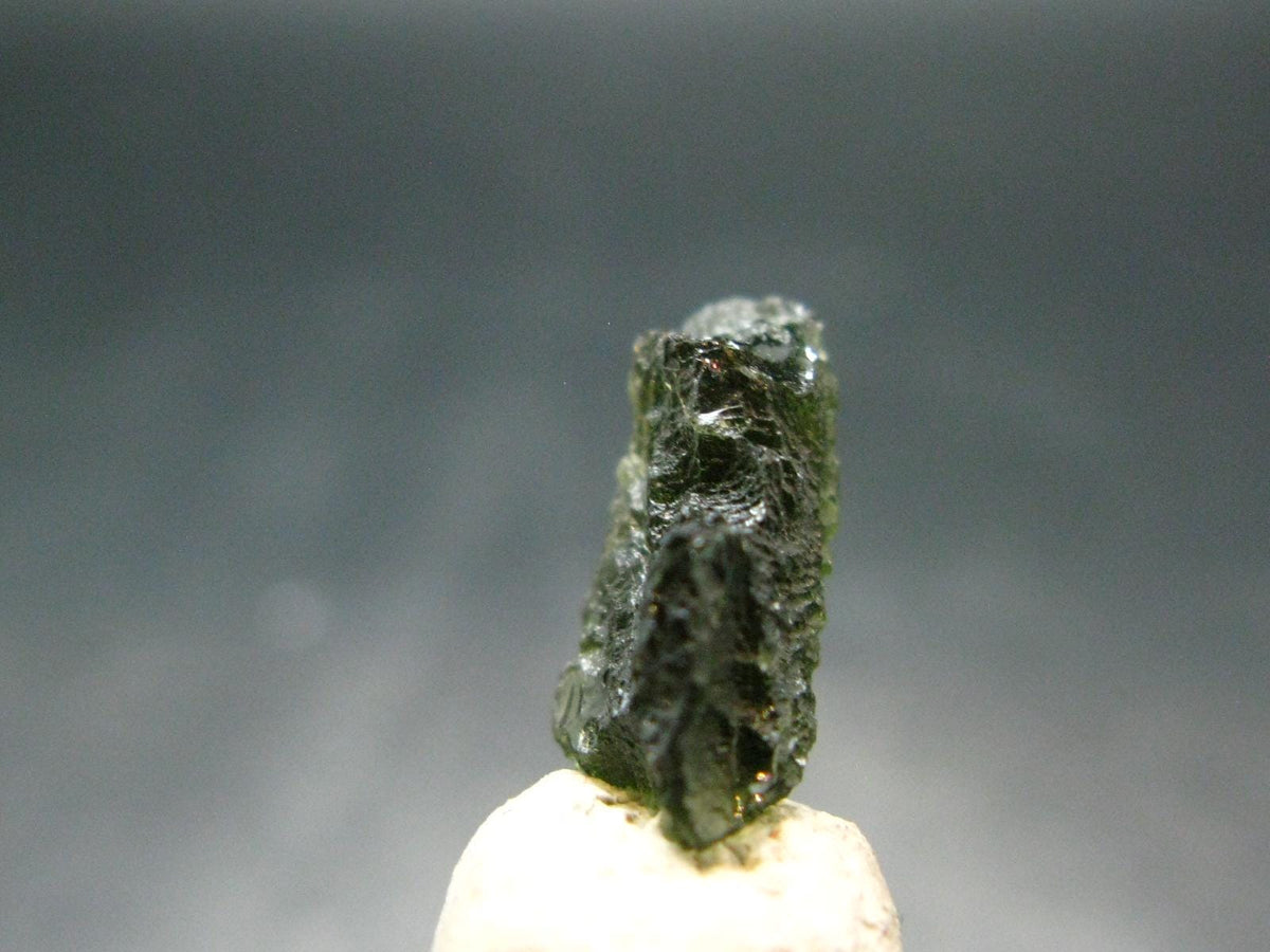 Moldavite Tektite Raw Piece from Czech Republic - 0.6" - 6.70 Carats - 1.34 Grams