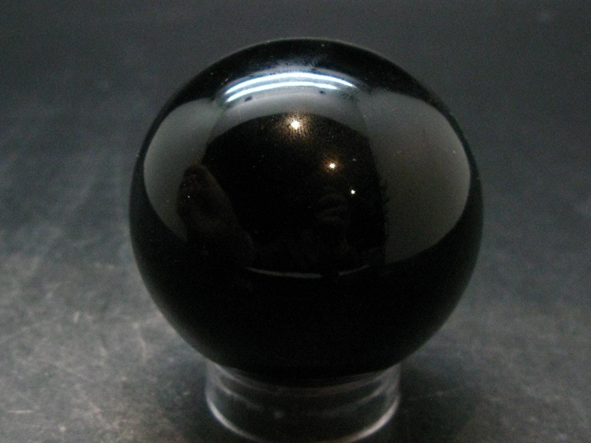 Black Obsidian Sphere From Mexico - 2.1"