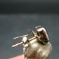 Ammolite Amolite Sterling Silver Stud Earrings From Canada - 1.1"
