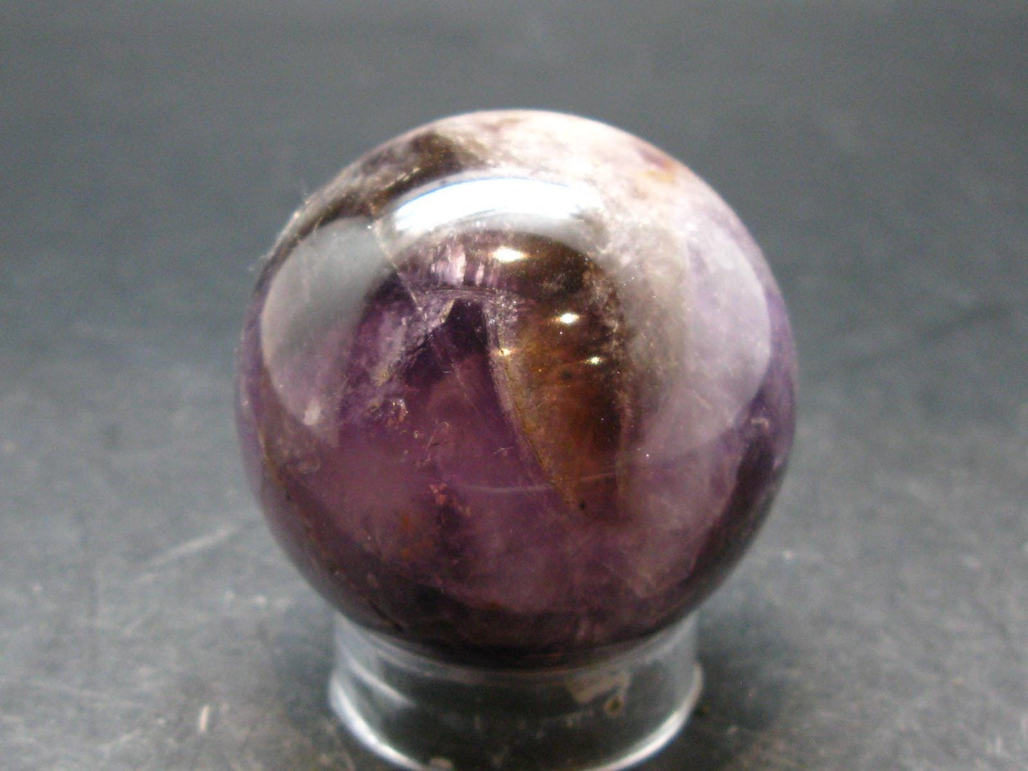 Rare Auralite Super 23 Large Sphere Ball Amethyst From Canada - 1.8" - 136.0 Grams