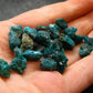 Very Nice Lot of 10 Dioptase Crystals from Congo - 132.0 Grams