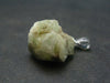 Rare Well-Formed Rhodizite Rhodozite Crystal Silver Pendant from Madagascar - 0.8" - 2.78 Grams