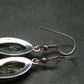 Moldavite Tektite Silver Earrings from Czech Republic - 5.62 Grams