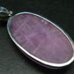 Gem Kunzite Spodumene Pendant in SS From Brazil - 2.5" - 25.77 Grams