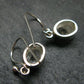 Phenakite Phenacite Silver Earrings From Russia - 2.81 Grams
