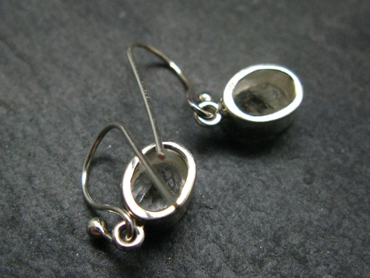 Phenakite Phenacite Silver Earrings From Russia - 2.81 Grams
