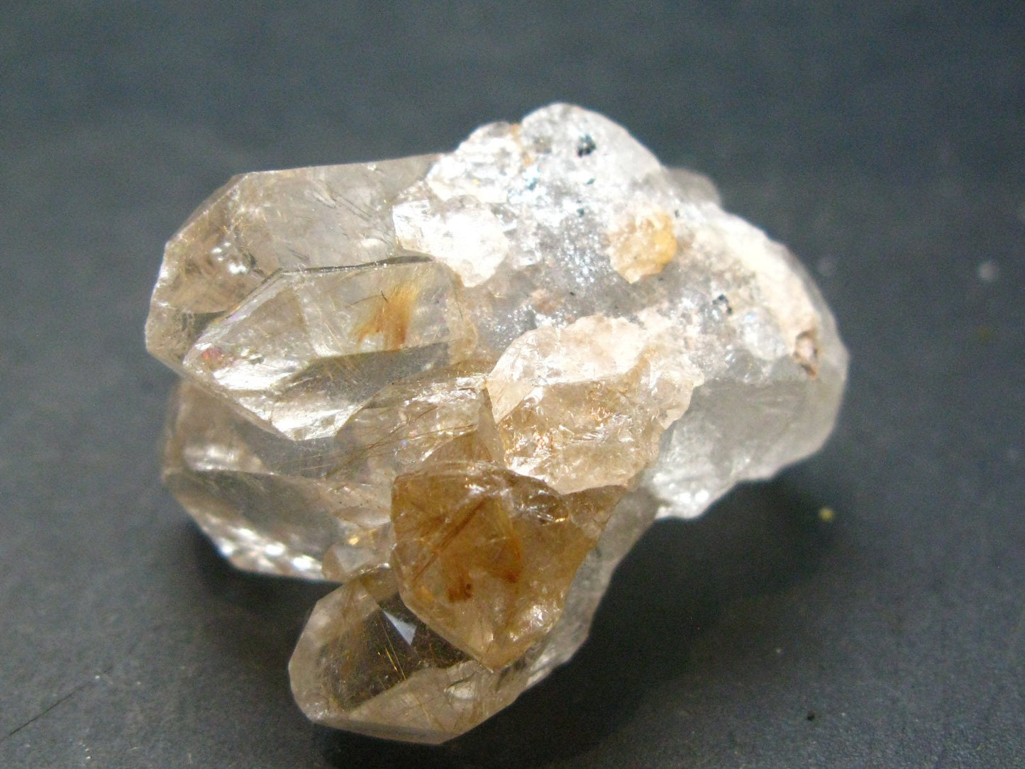 Large Rutilated Smoky Quartz Crystal from Brazil - 1.4" - 26.78 Grams