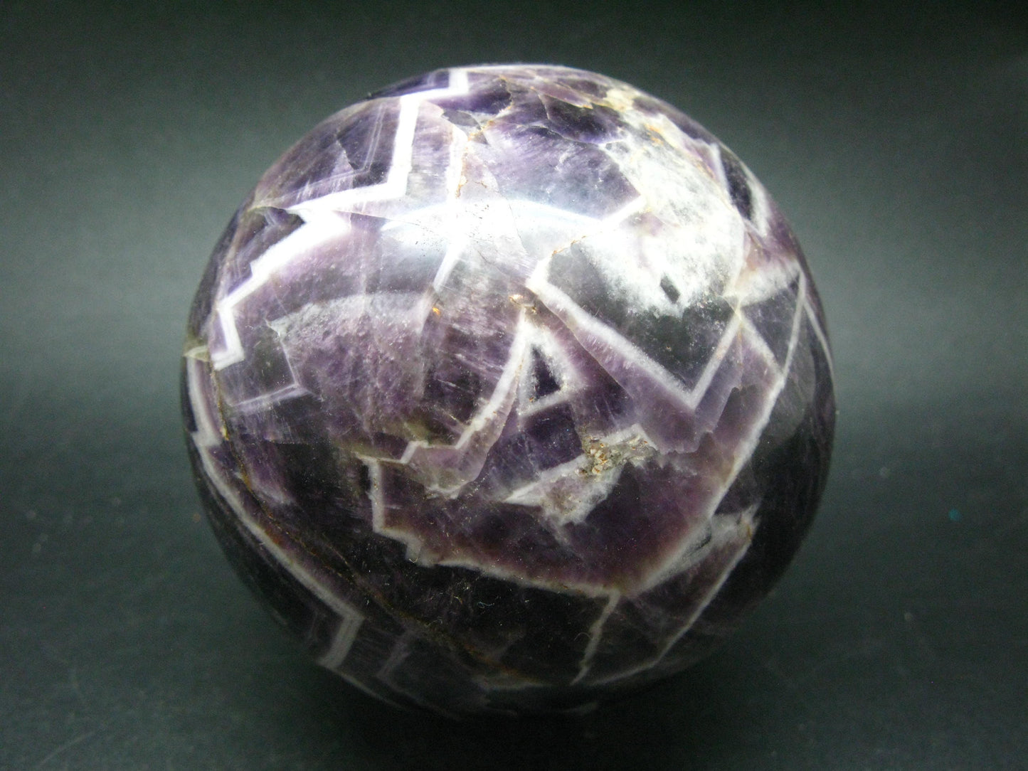 Huge Auralite Super 23 Large Sphere Ball Amethyst From Canada - 3.2" - 500+ Grams