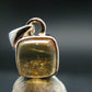 Imperial Topaz Crystal Silver Pendant from Brazil - 0.7" - 2.15 Grams