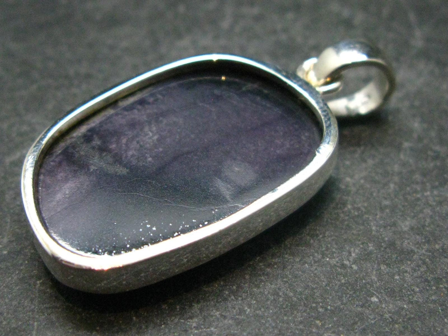Sugilite Silver Pendant From South Africa - 1.5"
