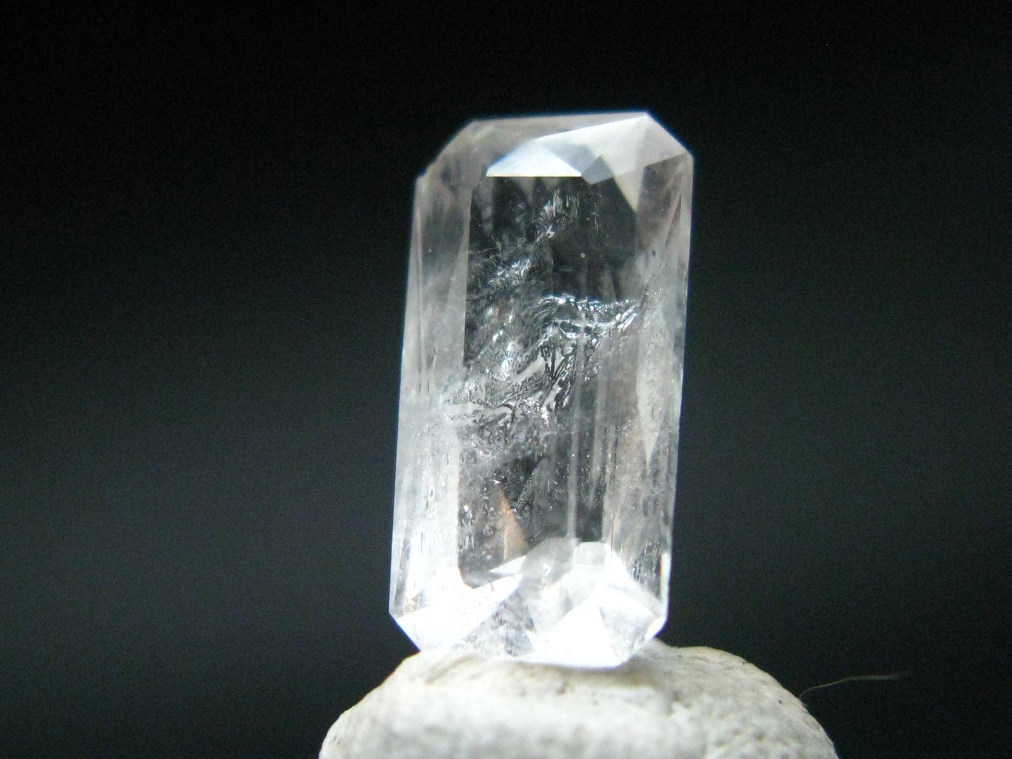 Rare Gem Scolecite Cut Stone from India - 2.12 Carats