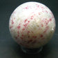 Large Cinnabar in Quartz Sphere from Peru - 239.13 Grams - 2.2"