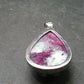 Ruby Silver Pendant from India - 1.4" - 13.13 Grams