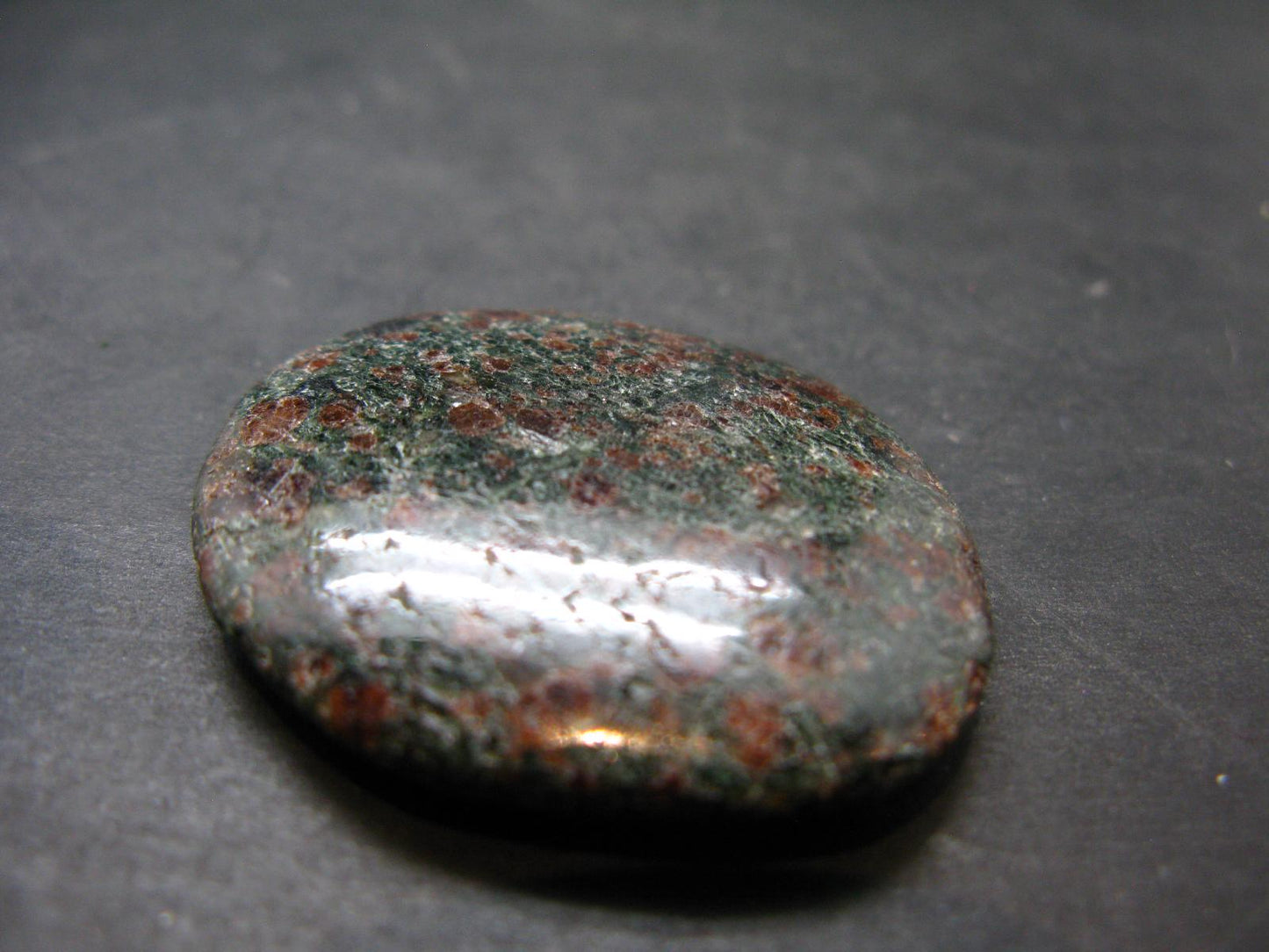 Rare Eclogite Tumbled Stone From Norway - 1.6" - 21.46 Grams
