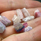 Lot of 10 Tanzanite Gem Untreated Pink Crystals From Tanzania - 20.70 Carats