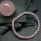 Rose Quartz Kids Genuine Bracelet ~ 6 Inches ~ 4mm Round Beads