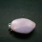 Phosphosiderite Tumbled Silver Pendant From Peru - 1.2"