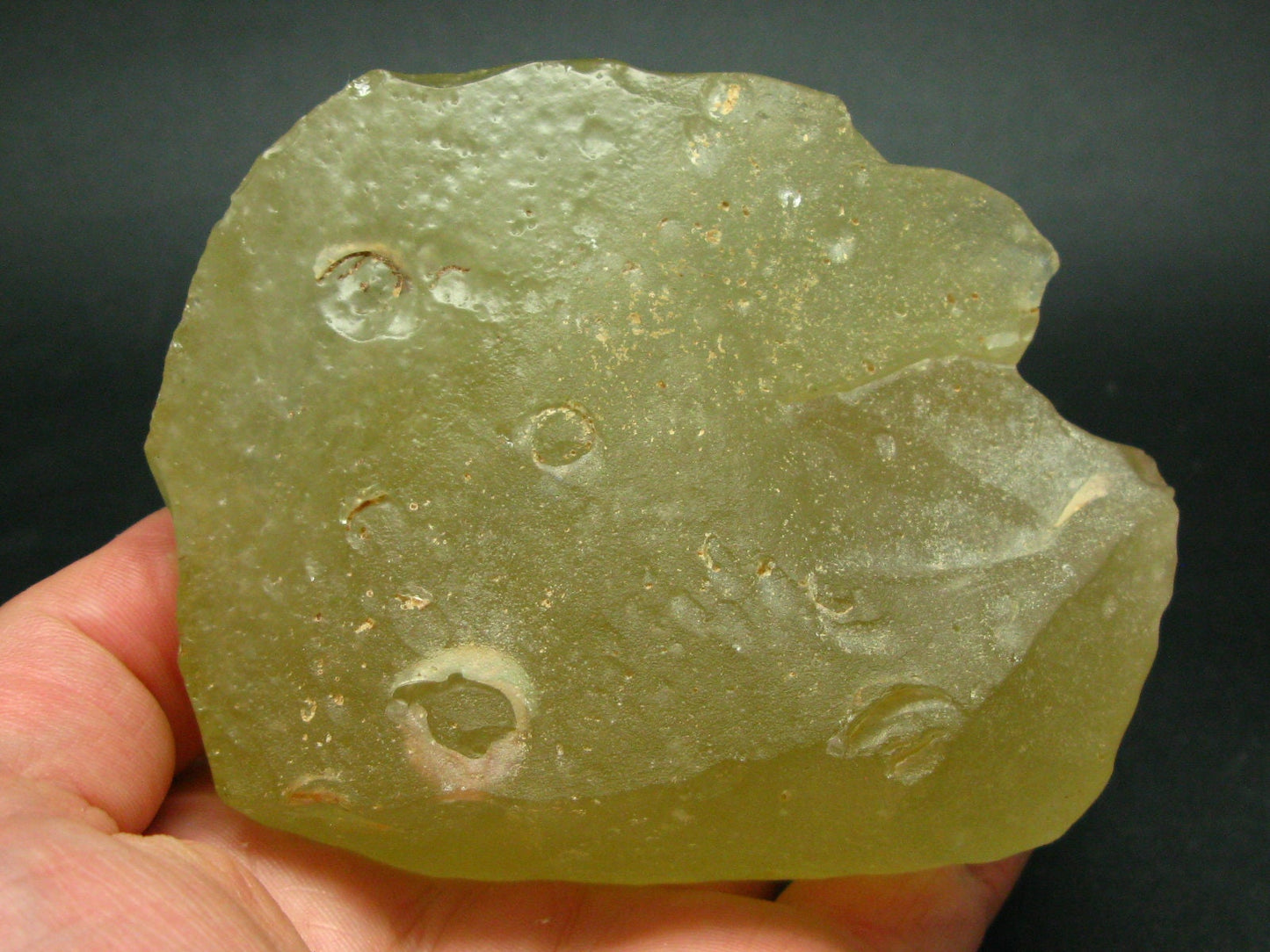 Huge Gem Libyan Tektite Glass From Libya - 440 Grams - 3.8"