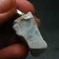 Rare Blue Larimar Pectolite Silver Pendant From Dominican Republic - 1.3" - 6.09 Grams