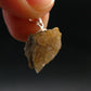 Rare Herderite Crystal Silver Pendant from Brazil - 0.8" - 1.53 Grams
