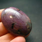Tumbled Genuine Ruby Corundum from India - 1.4" - 25.70 Grams