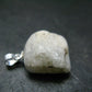 Clear Petalite Crystal Silver Pendant from Brazil - 0.9" - 3.63 Grams