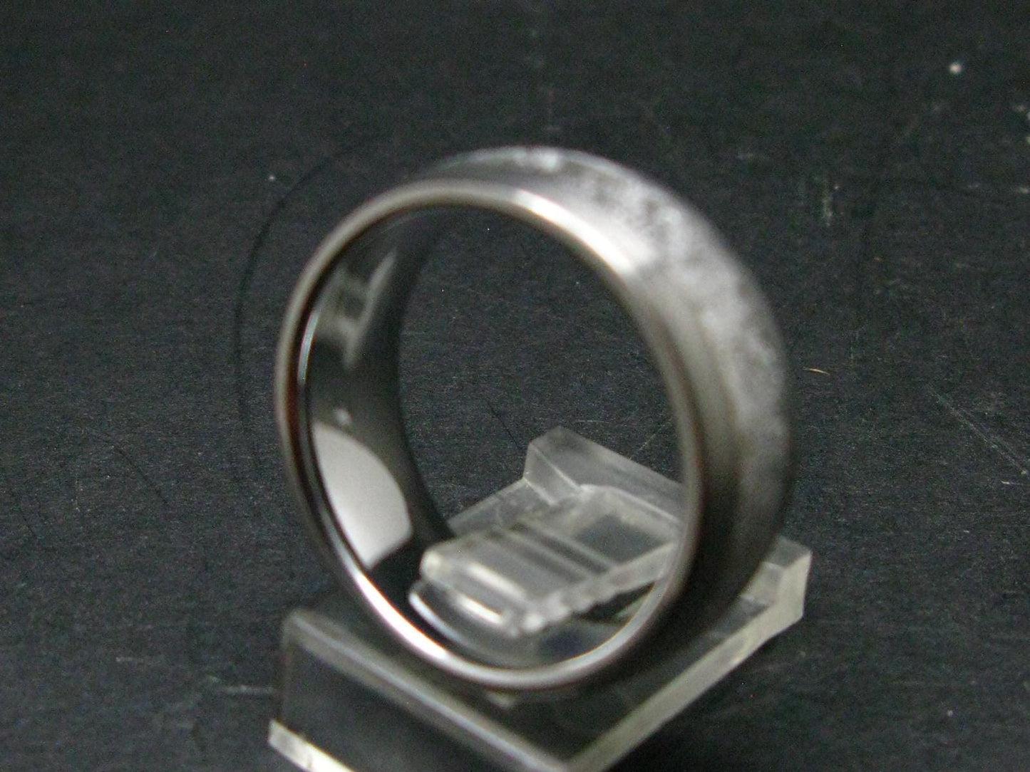 Muonionalusta Meteorite Steel Ring - 11.72 Grams - Size 9
