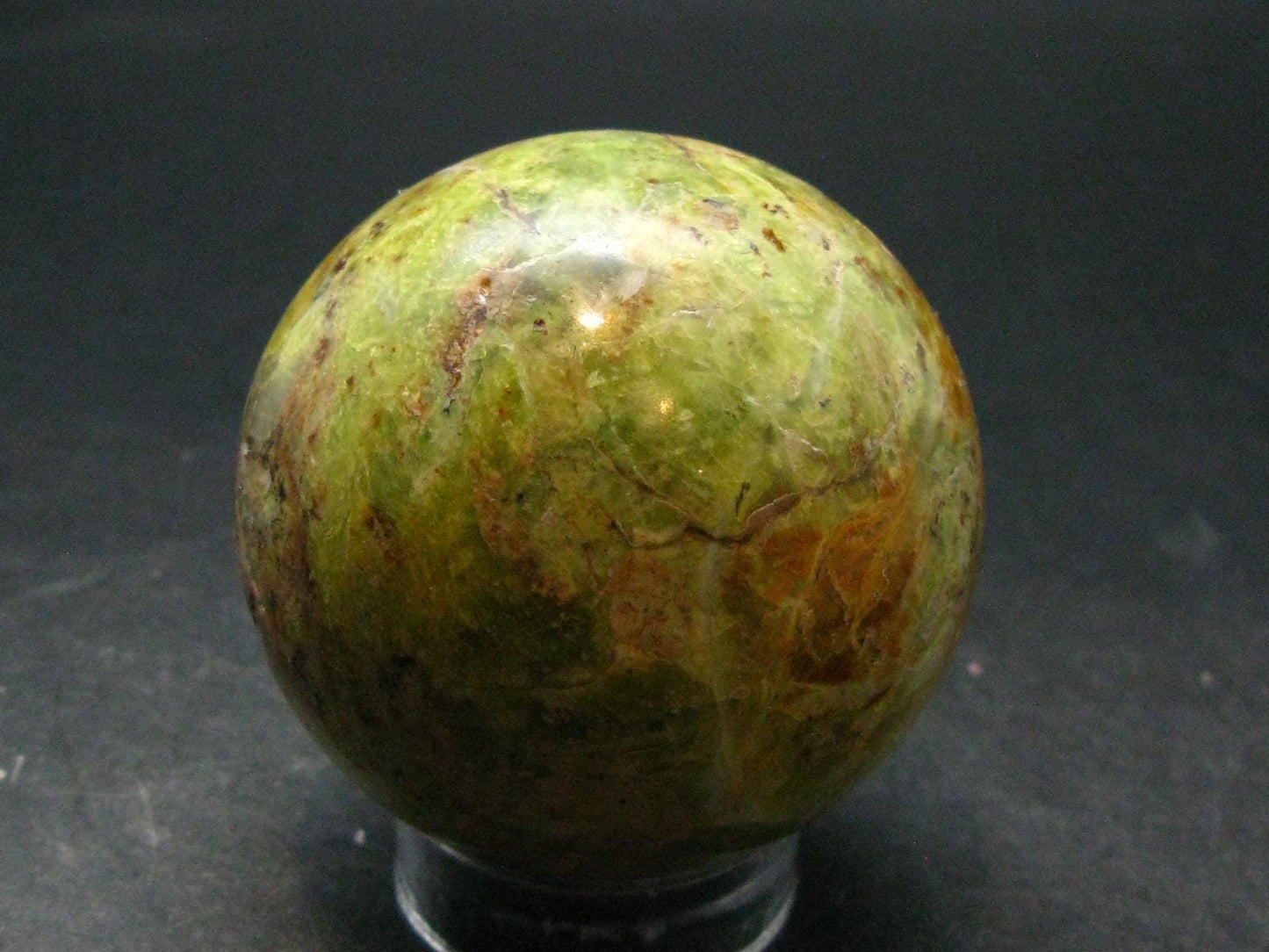 Rare Green Opal Sphere From Peru- 2.1" - 172.46 Grams
