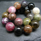 Watermelon Bicolor Tourmaline Genuine Bracelet ~ 7 Inches ~ 10mm Round Beads
