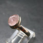 Pink Beryl!! Amazing Natural Morganite Silver Ring From Brazil - Size 6 - 3.3 Grams