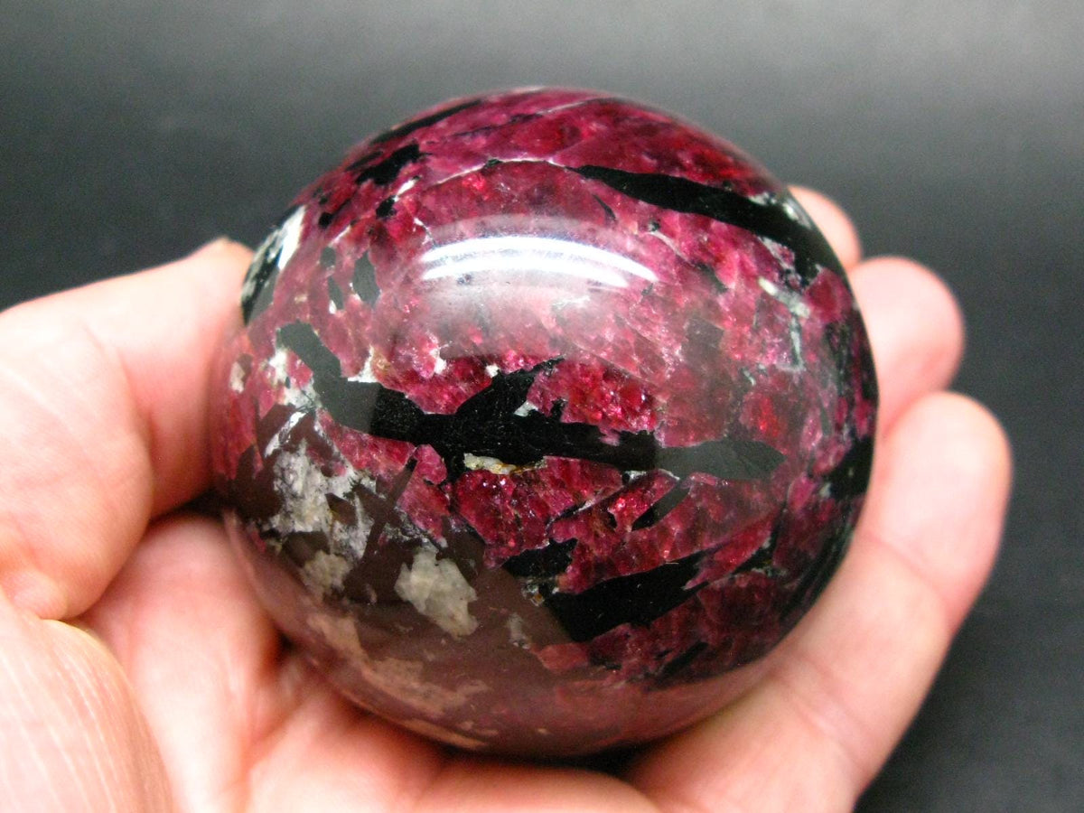 Rare Eudialyte & Aegirine Sphere Ball From Russia - 2.4" - 331 Grams