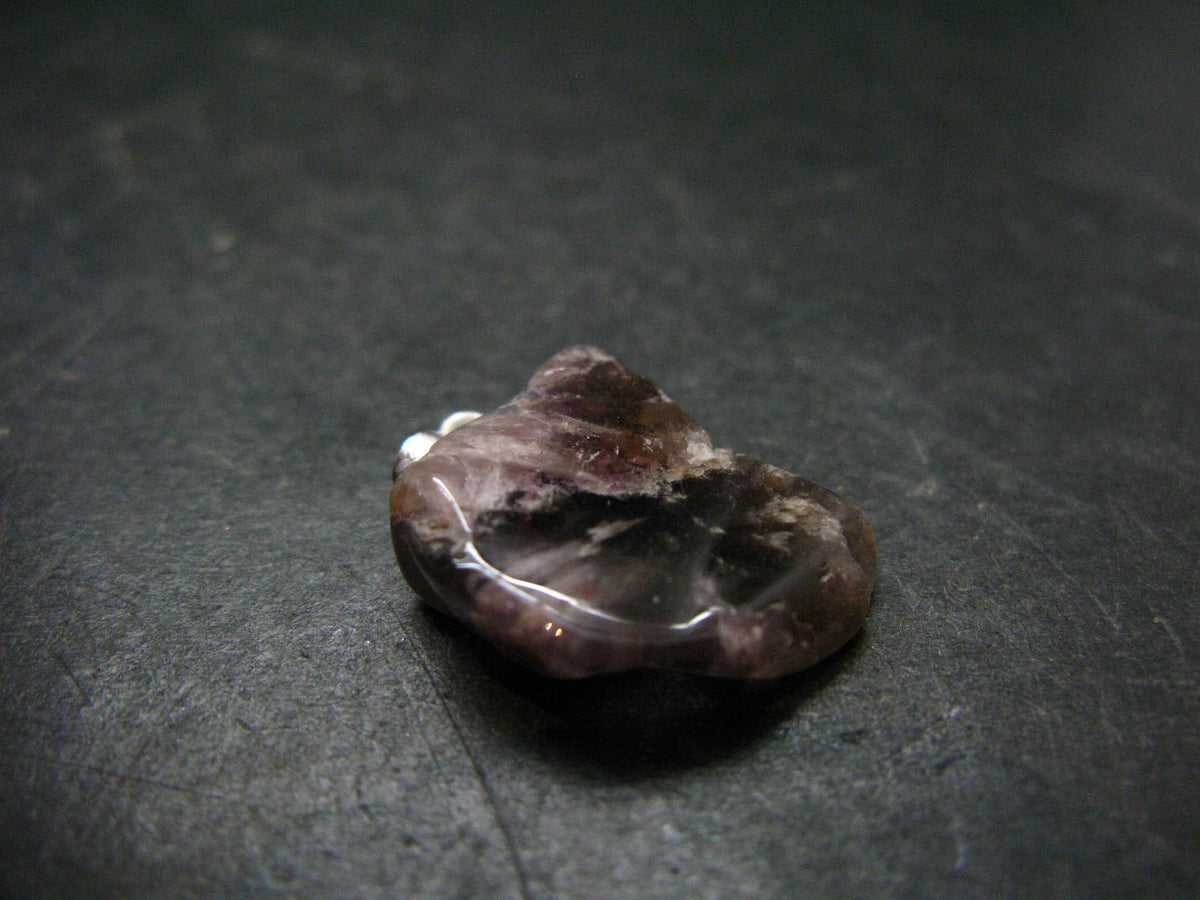 Cacoxenite Super 7 Silver Pendant From Brazil - 1.0" - 3.42 Grams