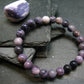 Tiffany Stone Violet Opal Genuine Bracelet ~ 7 Inches ~ 8mm Round Beads