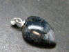 Natural Pietersite Polished Silver Pendant from Namibia - 1.0" - 2.32 Grams