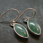 Extremely Rare Grandidierite Silver Earrings From Madagascar - 1.1"