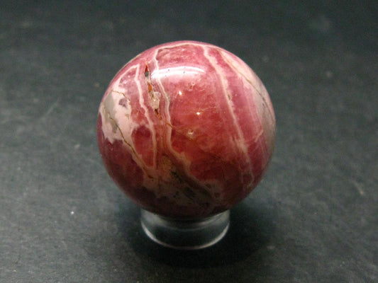 Rhodochrosite Sphere Ball from Argentina - 1.2" - 47.92 Grams