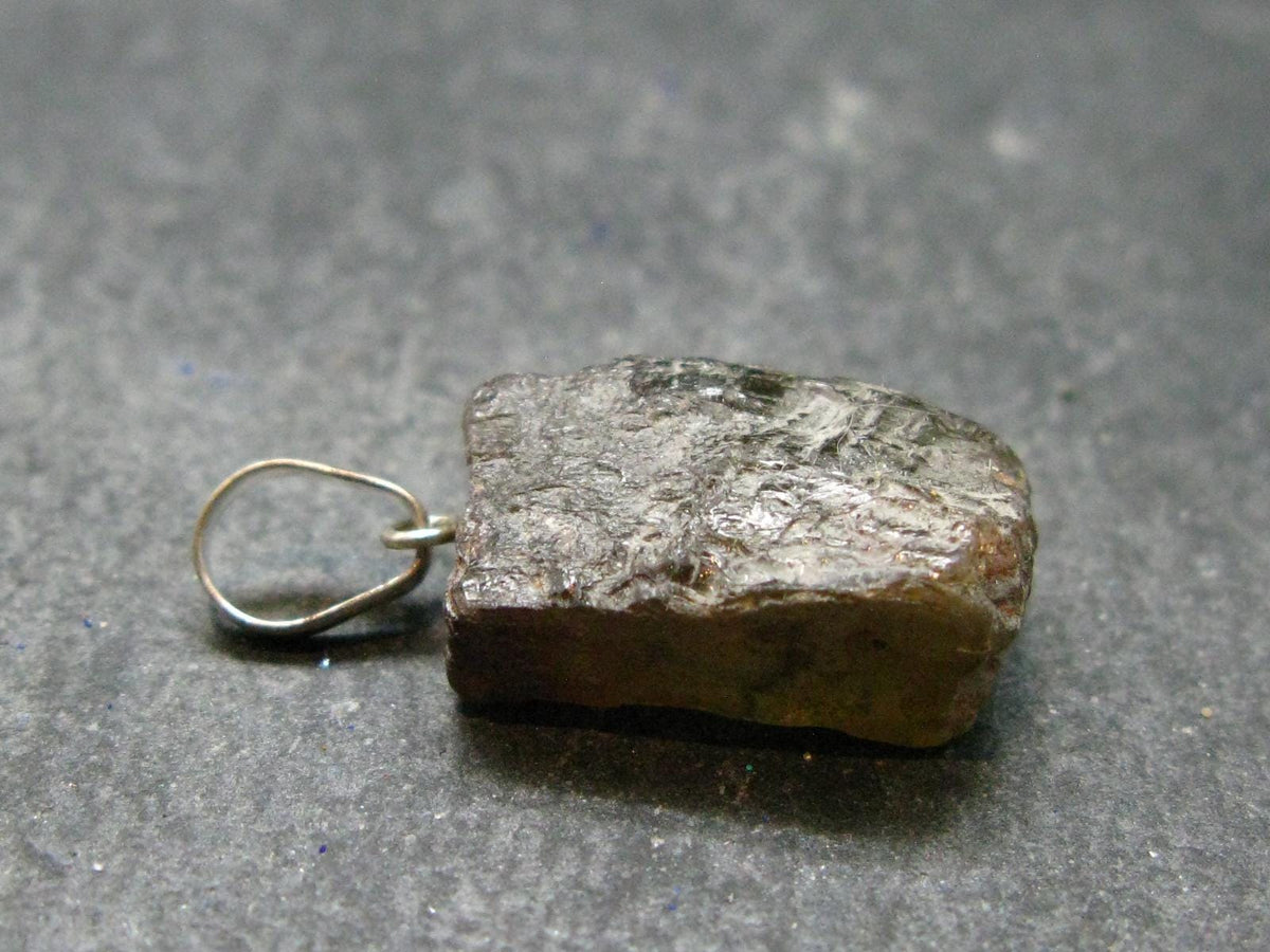 Andalusite Silver Pendant from China - 1.0" - 3.90 Grams
