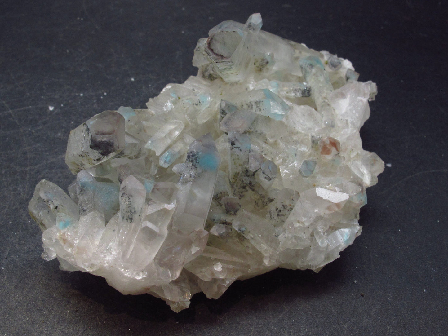 Rare Ajoite in Quartz Cluster from South Africa - 3.7" - 126.5 Grams