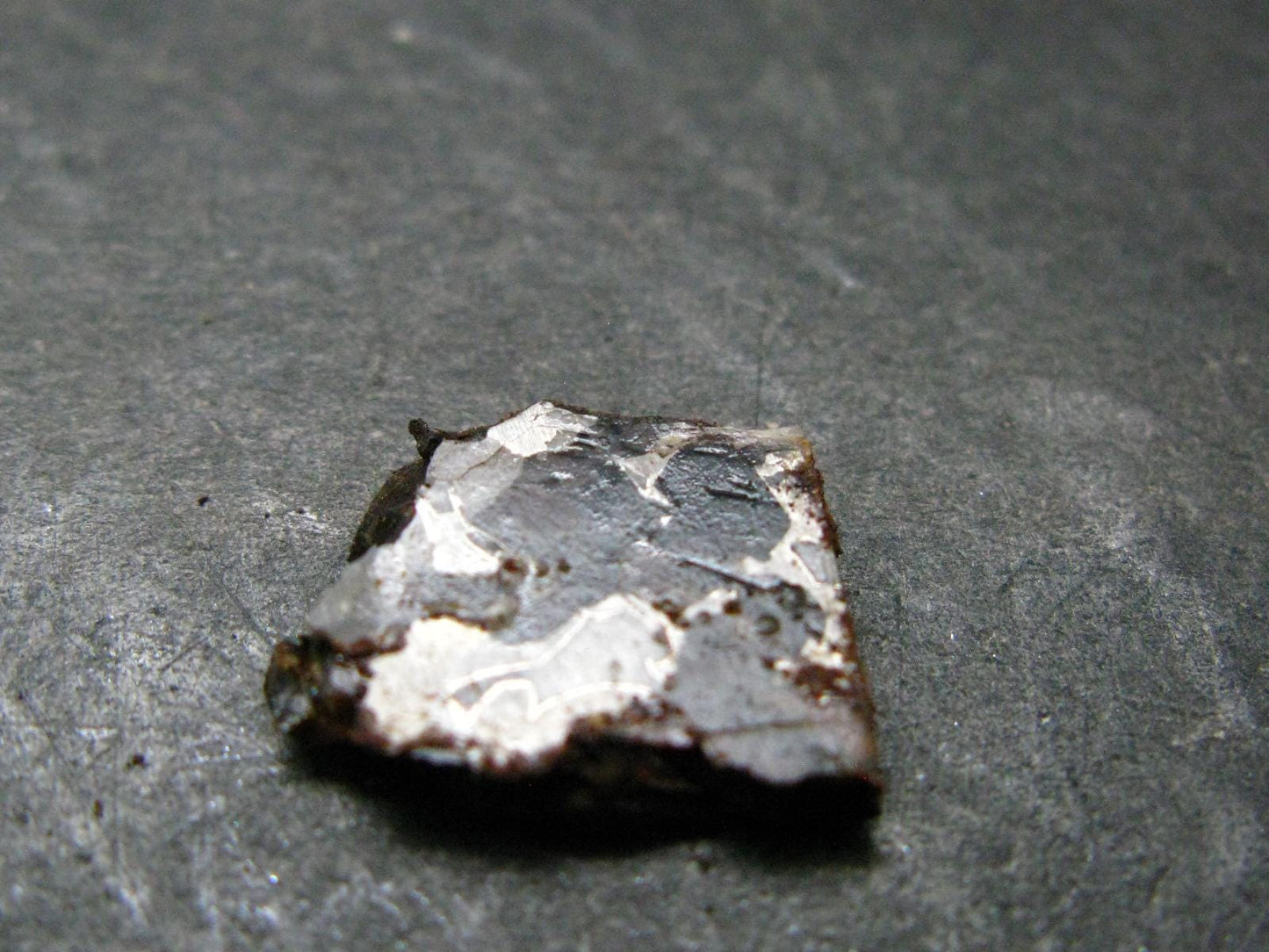 Large Sericho Meteorite Pallasite Olivine Slice From Kenya - 0.6" - 1.23 Grams